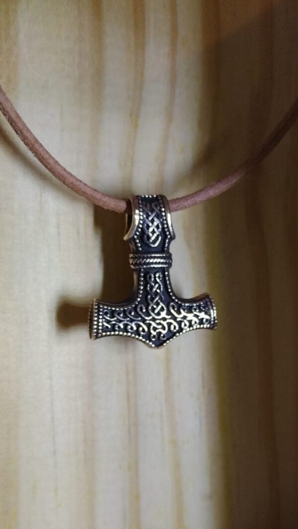 Bronze Thor's Hammer Pendant - Style 2