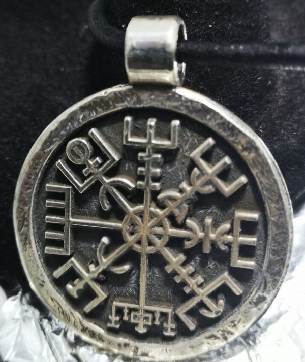 Silver Viking Compass Pendant