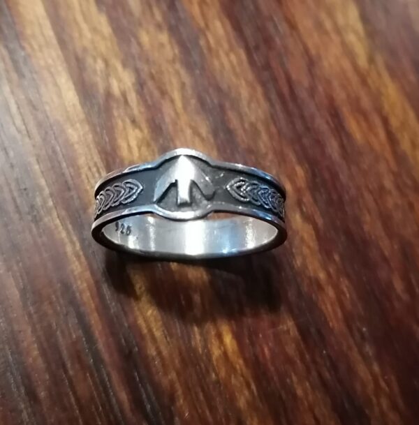 Sterling Silver Viking Rune ring - Justice