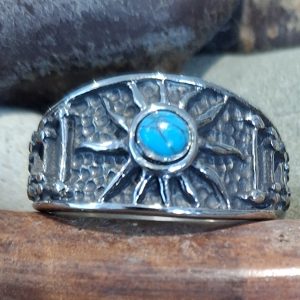Stainless Steel Sun design Ring