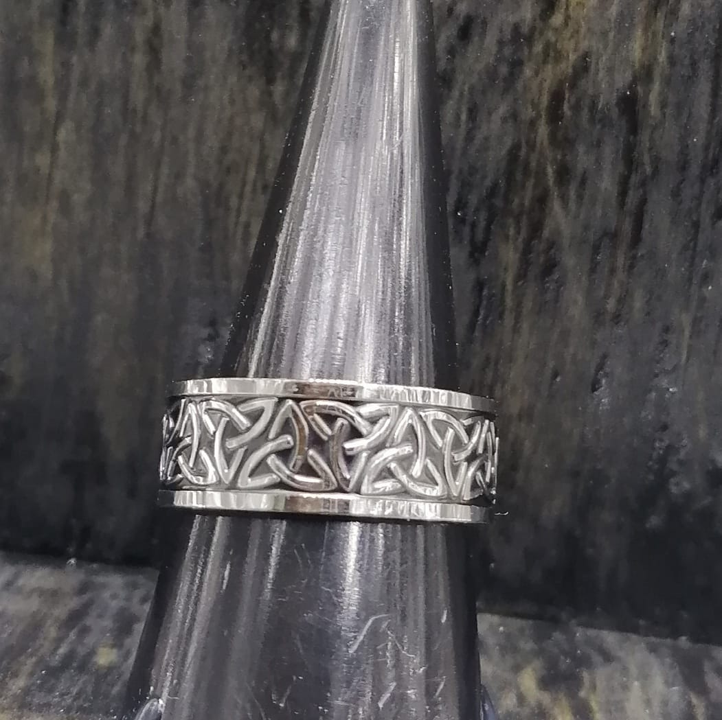 Stainless Steel Trinity Ring – Viking Boer