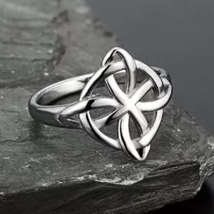 Stainless Steel Celtic Knot Ring 1