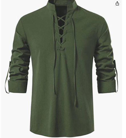 Viking shirt - Olive Green
