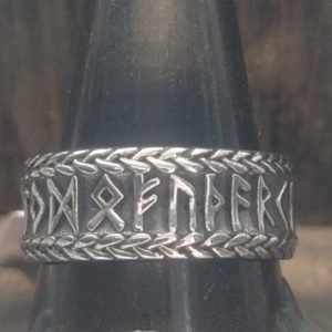 Stainless Steel Viking Rune Ring 2